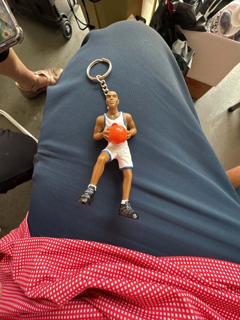Michael Jordan Basketball Player Figure Keychain